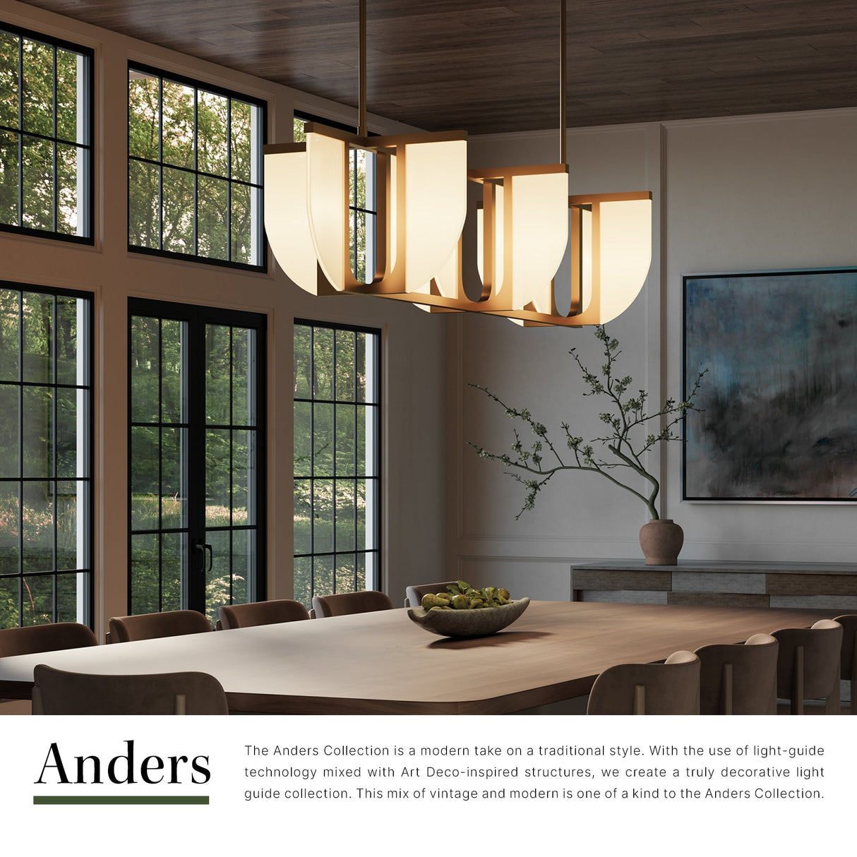Alora Anders 30-in Chandelier