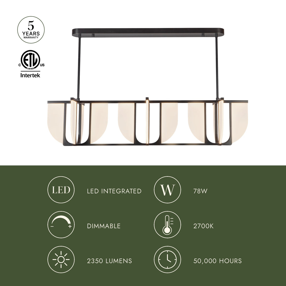 Alora Anders 30-in Chandelier