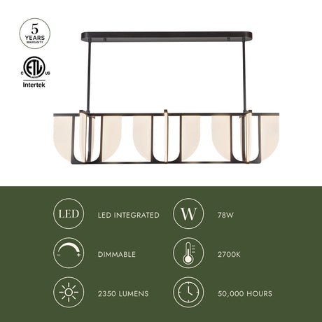 Alora Anders 30-in Chandelier