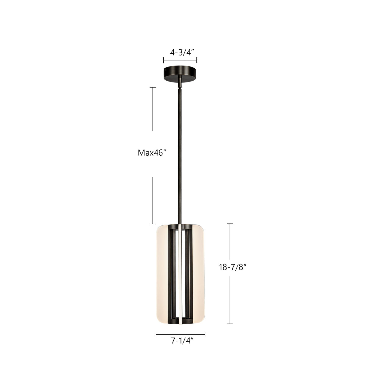 Alora Anders 7-in Pendant