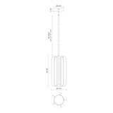 Alora Anders 7-in Pendant