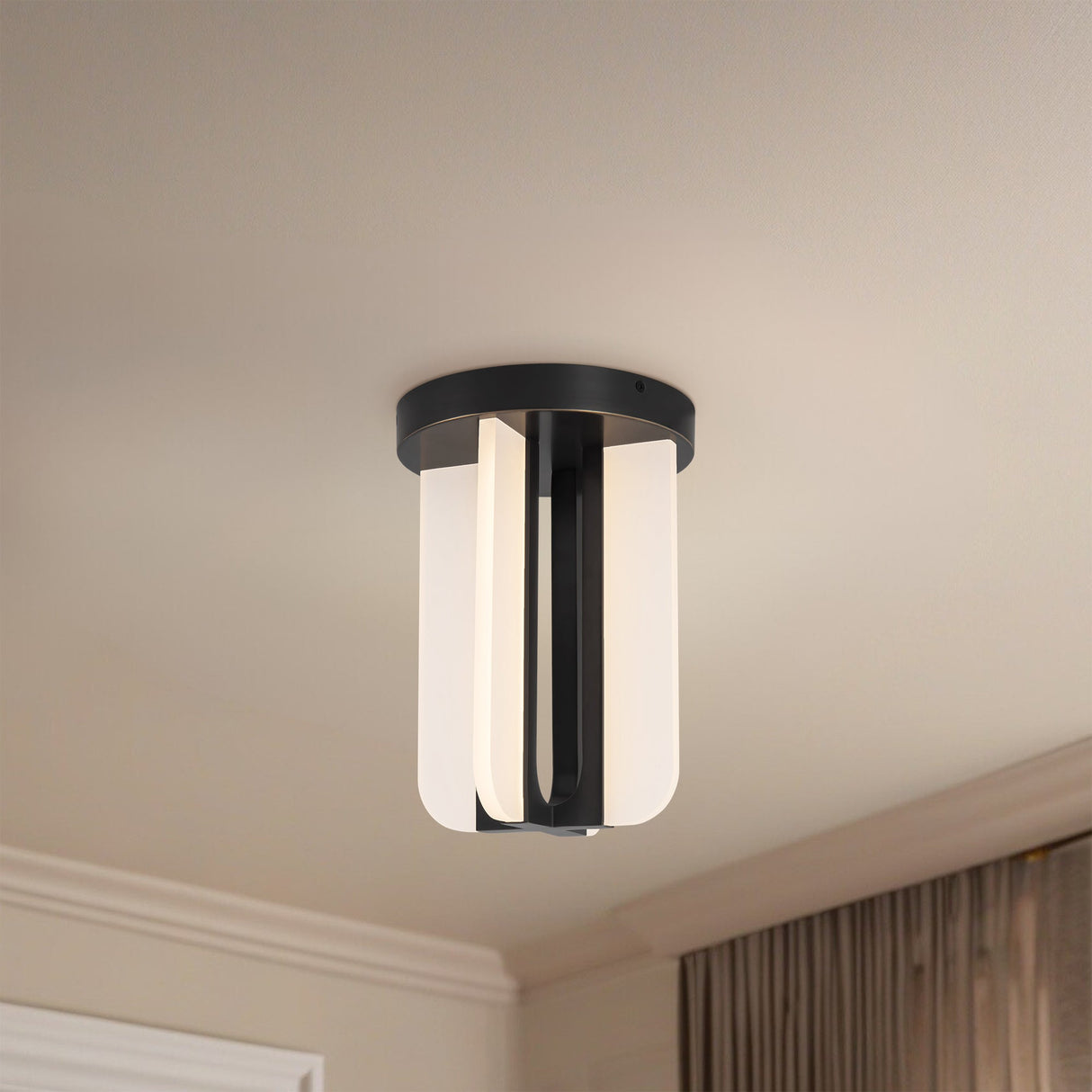 Alora Anders 8-in Semi-Flush Mount