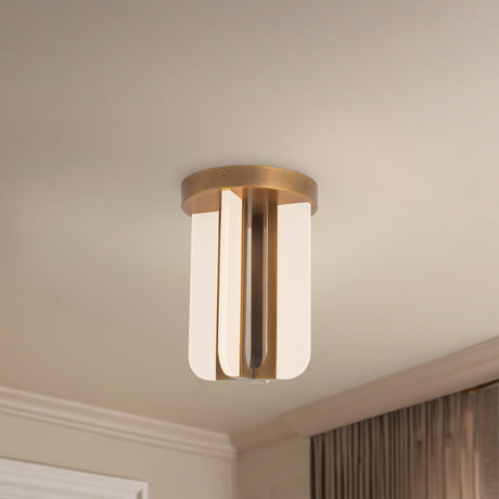 Alora Anders 8-in Semi-Flush Mount