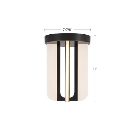 Alora Anders 8-in Semi-Flush Mount
