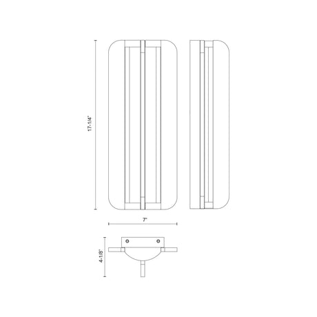 Alora Anders 17-in Wall/Vanity Light