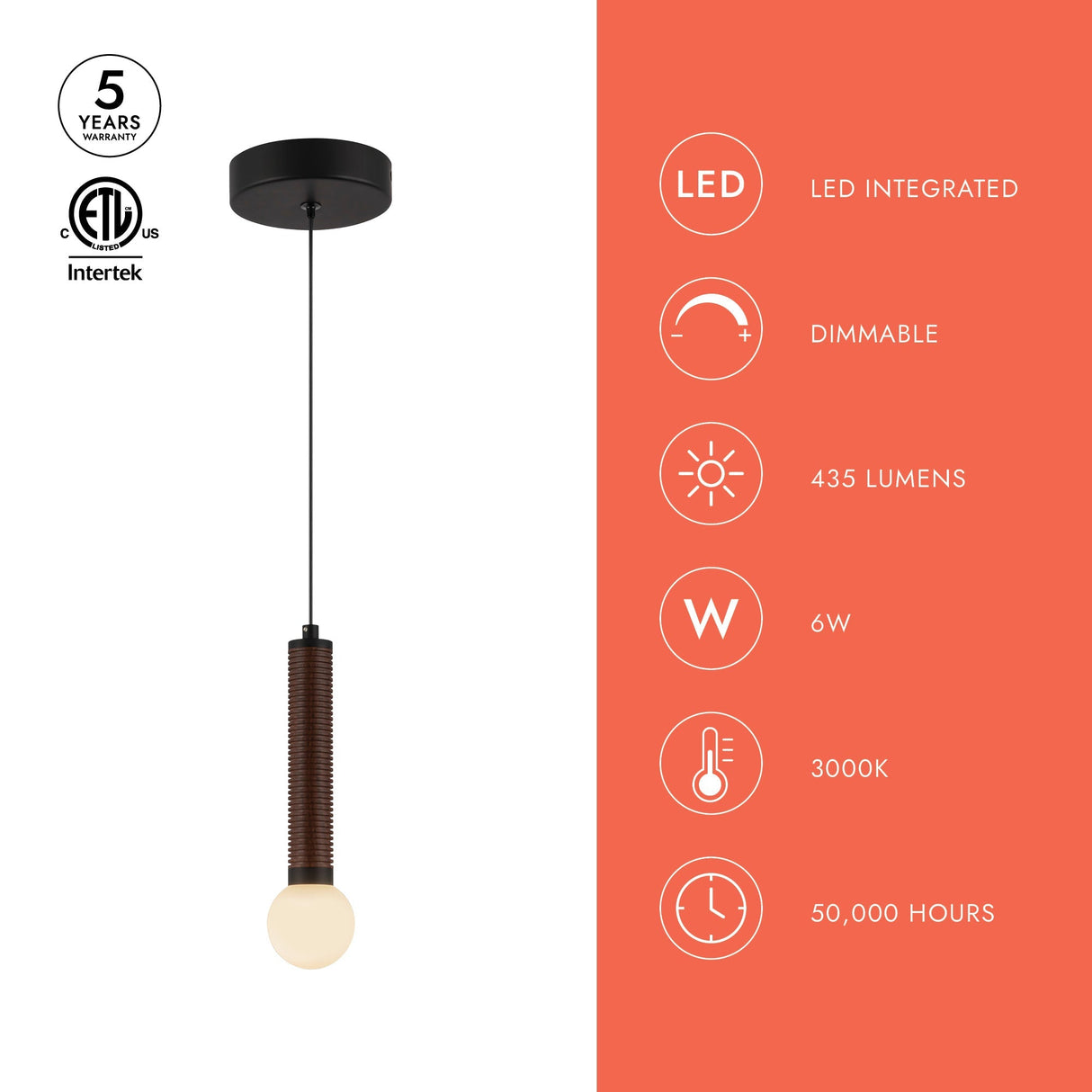 Alora Mood Arden 9-in Pendant