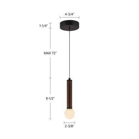 Alora Mood Arden 9-in Pendant