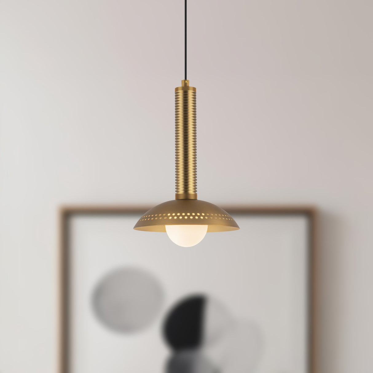 Alora Mood Arden 9-in (With Shade) Pendant