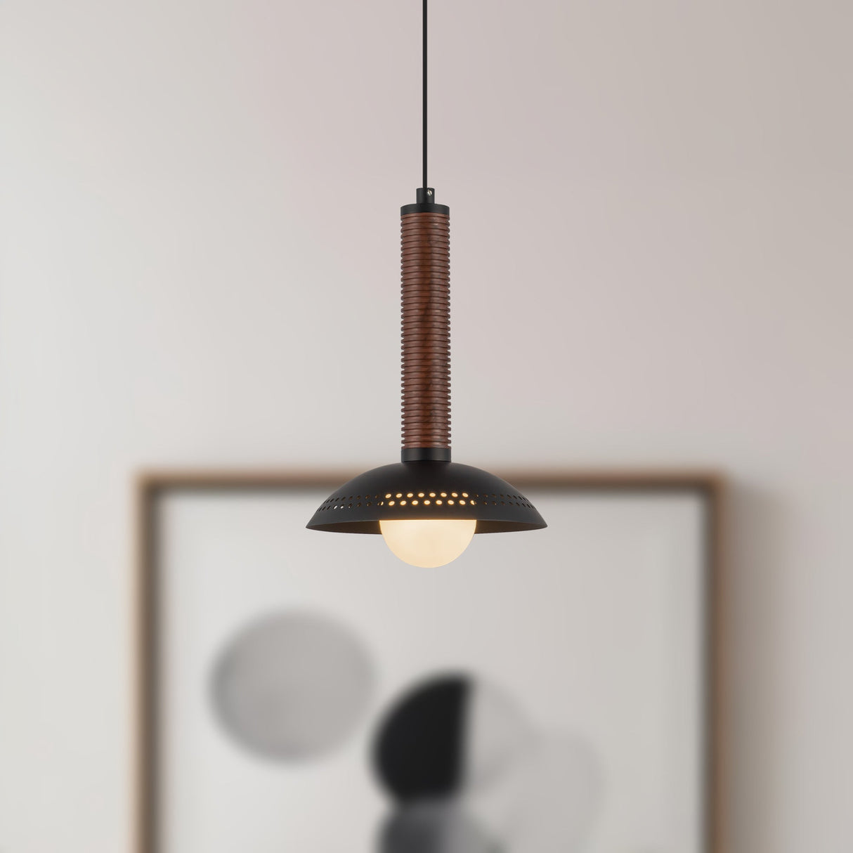 Alora Mood Arden 9-in (With Shade) Pendant