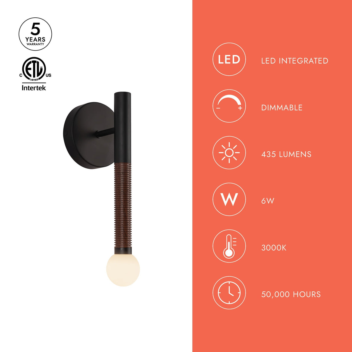 Alora Mood Arden 14-in Wall/Vanity Light