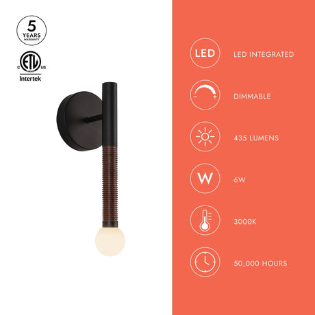 Alora Mood Arden 14-in Wall/Vanity Light