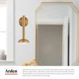 Alora Mood Arden 14-in (With Shade) Wall/Vanity Light