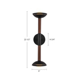Alora Mood Arden 23-in (With Shade) Wall/Vanity Light