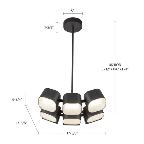 Kuzco Arena 18-in Chandelier