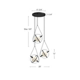 Kuzco Aries 28-in Chandelier