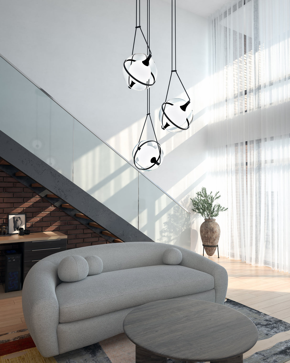 Kuzco Aries 28-in Chandelier