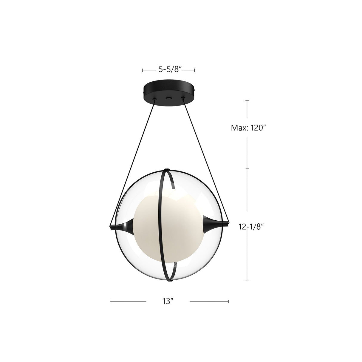 Kuzco Aries 12-in Pendant
