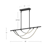 Alora Aryas 48-in Linear Pendant