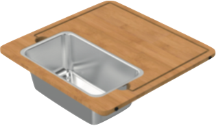 Accessory Set Cutting Board / Colander Combo