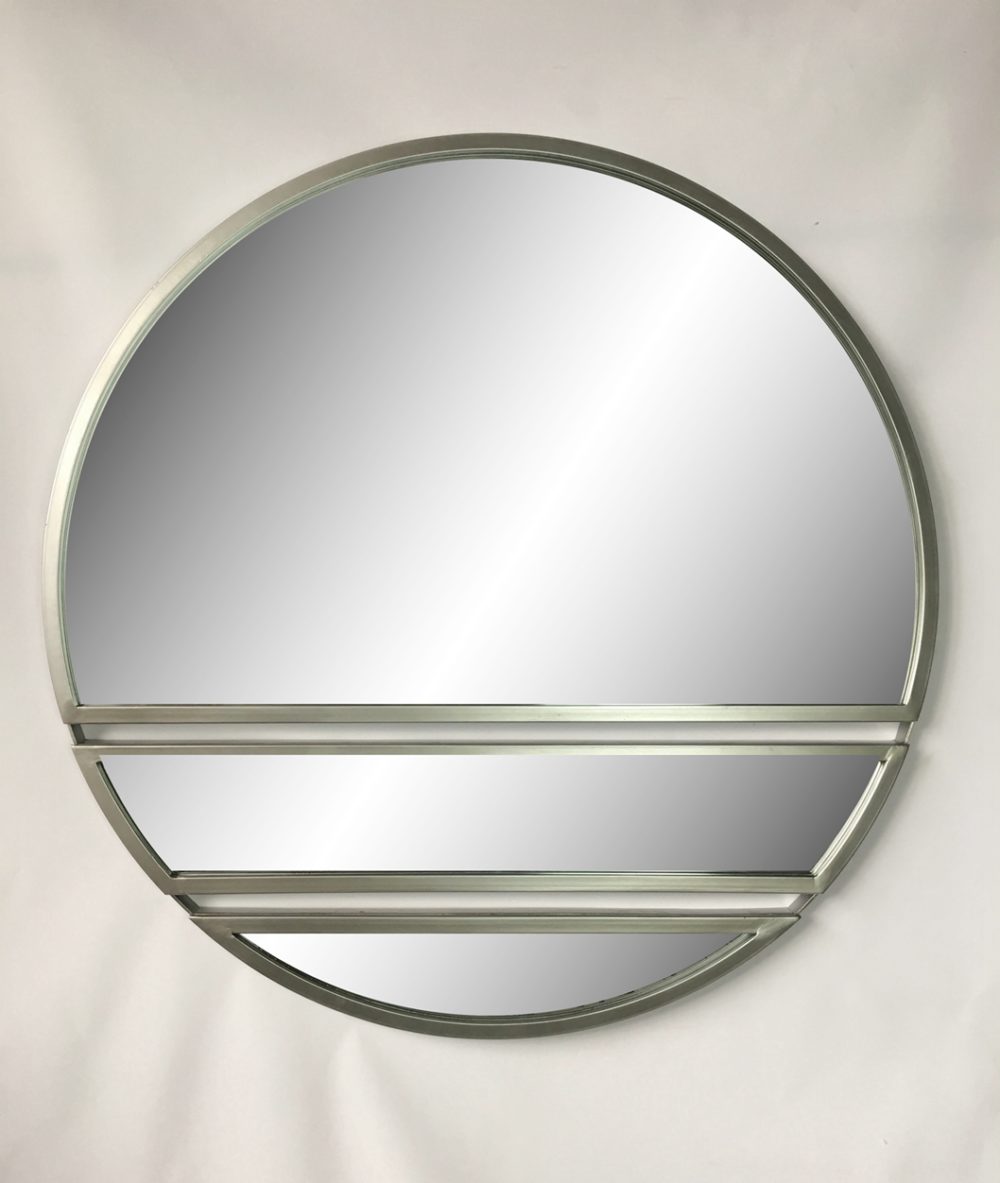 Aspen Silver Mirror 40" X 40"