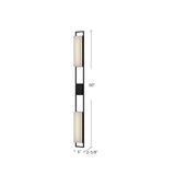 Kuzco Aspen 60-in Exterior Wall Sconce