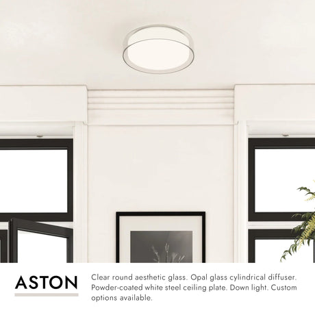 Kuzco Aston 14-in Flush Mount