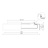 Kuzco Aston 18-in Flush Mount