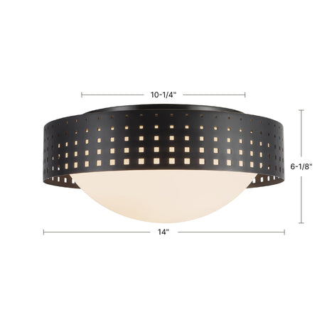 Kuzco Astoria 14-in Flush Mount