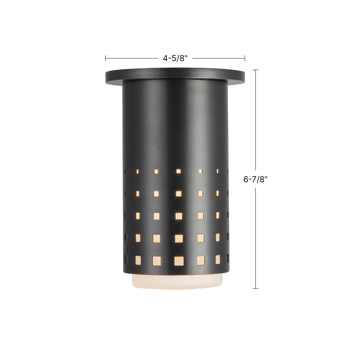 Kuzco Astoria 7-in Semi-Flush Mount