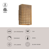 Kuzco Astoria 9-in Wall Sconce