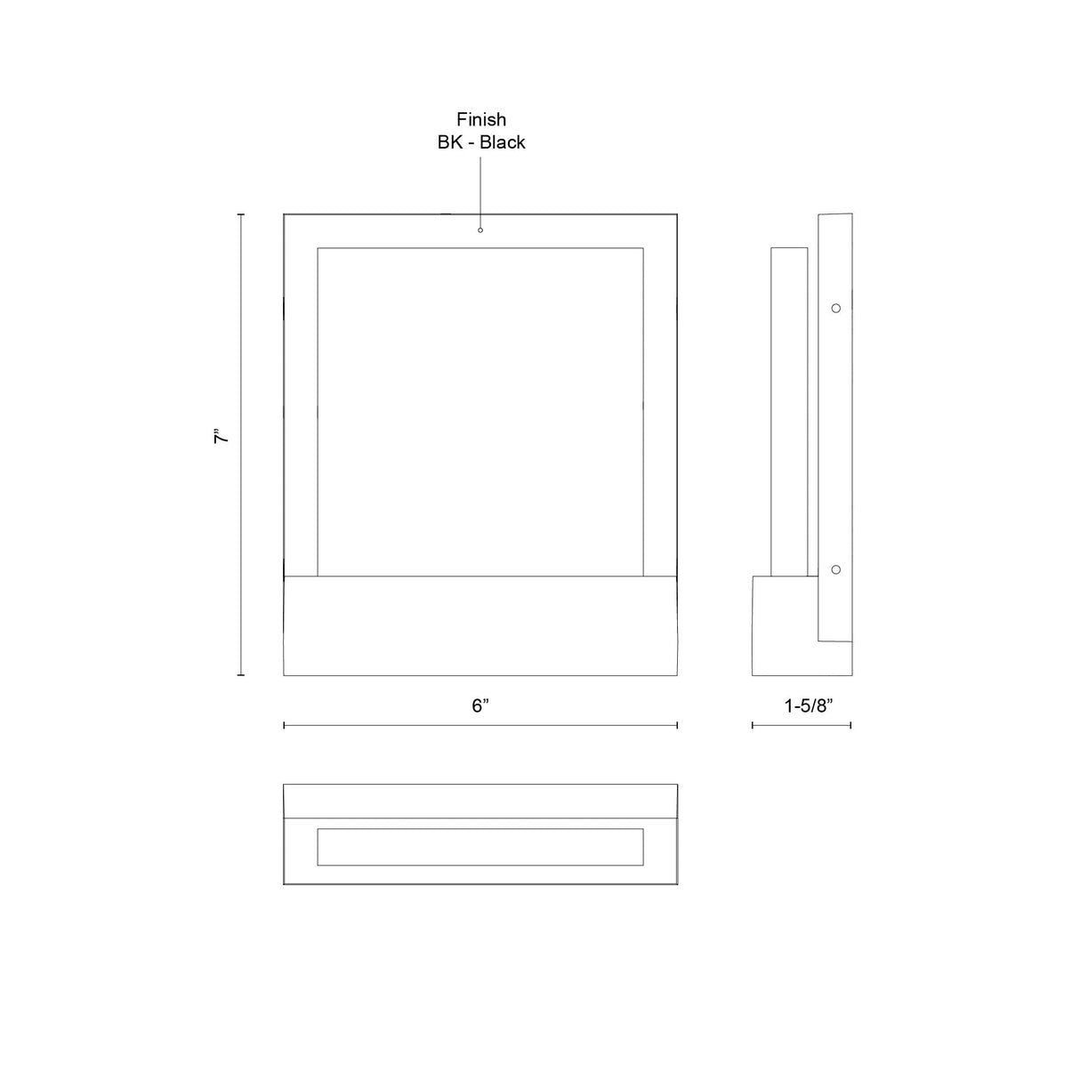 Kuzco Guide 7-in All-terior Wall Light