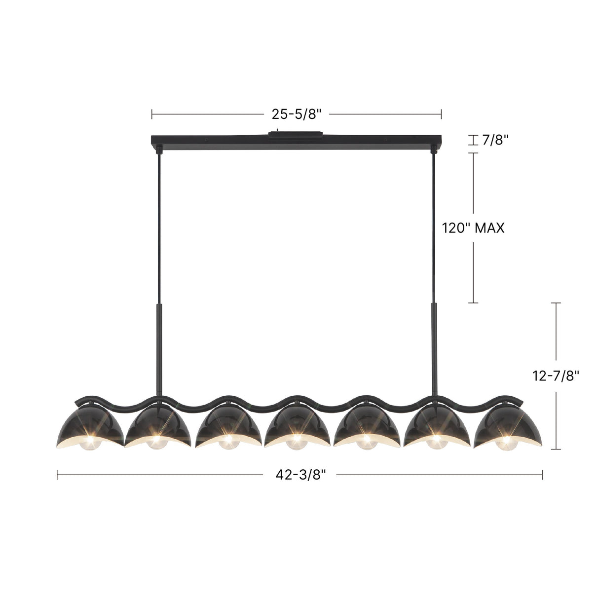 Kuzco Atlas 42-in Linear Pendant