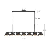 Kuzco Atlas 42-in Linear Pendant