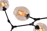Chandelier MA11XBLK-AMB