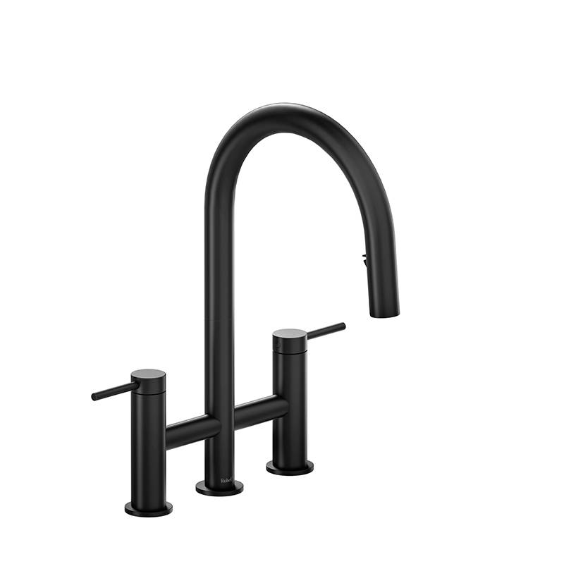 Azure Kitchen Faucet With Spray - Silent Braided Nylon Hose