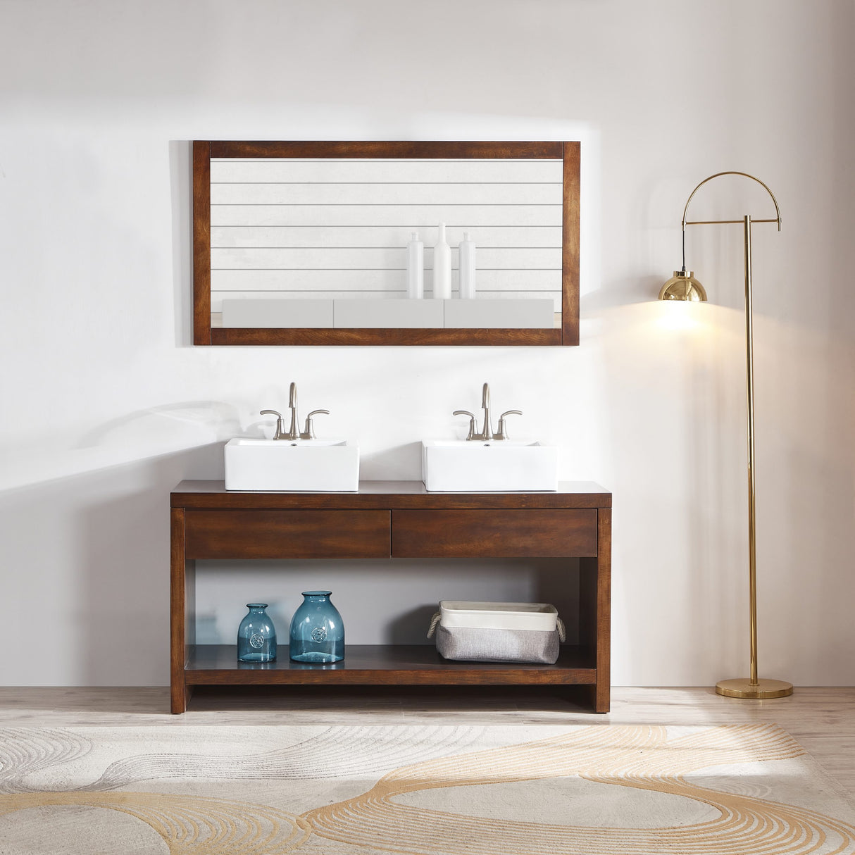 August I Brown Vanity 60"