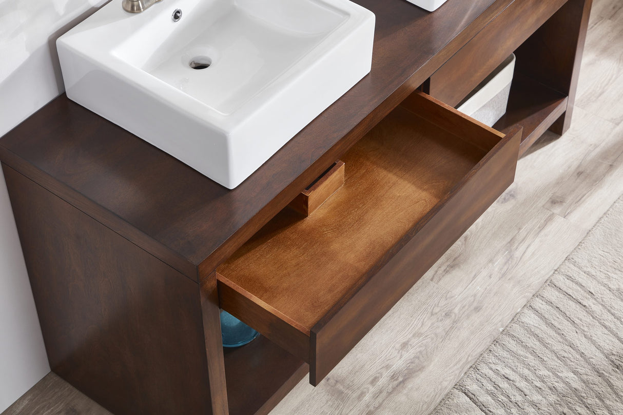 August I Brown Vanity 60"