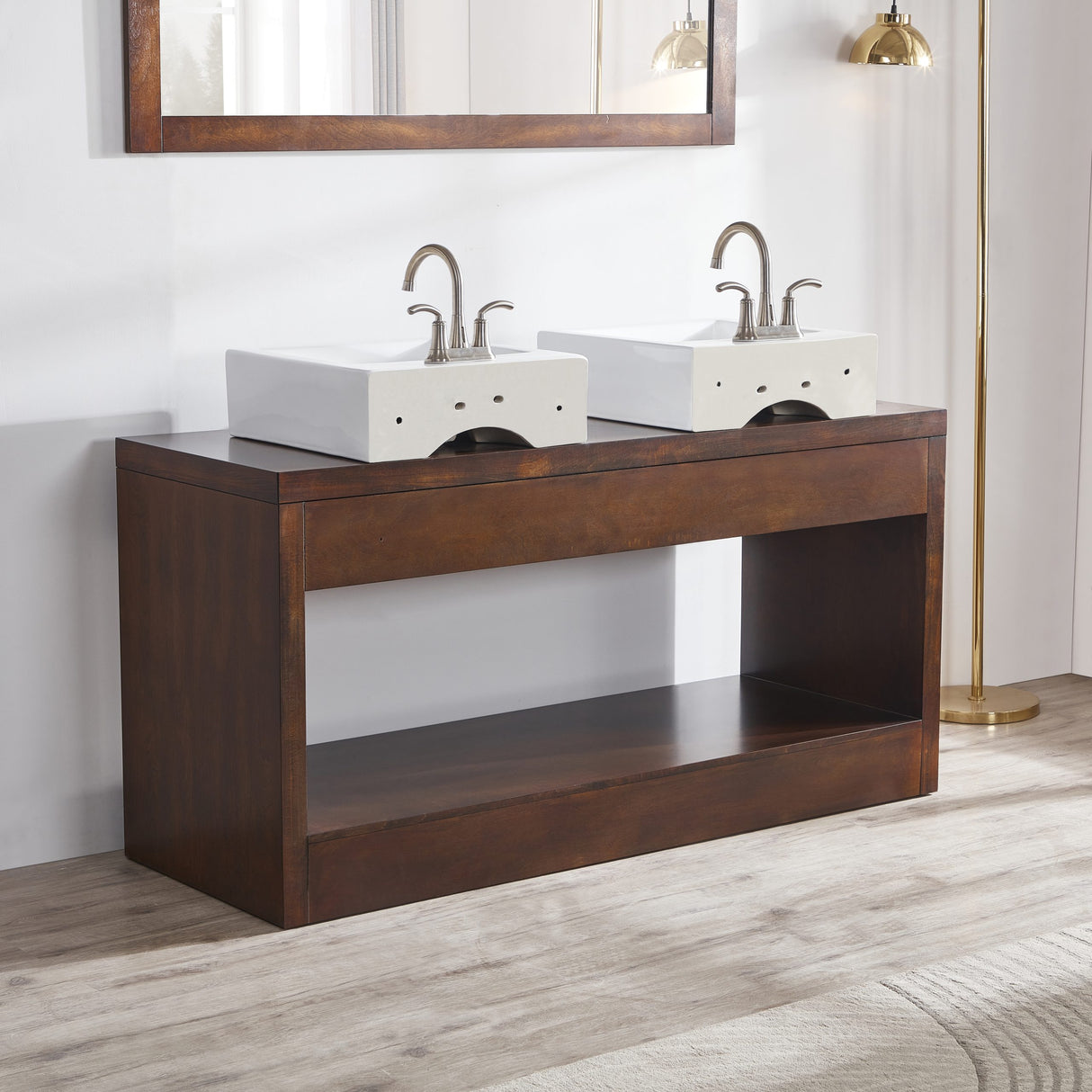 August I Brown Vanity 60"