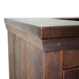 Cozumel Vanity Top in Antique Copper