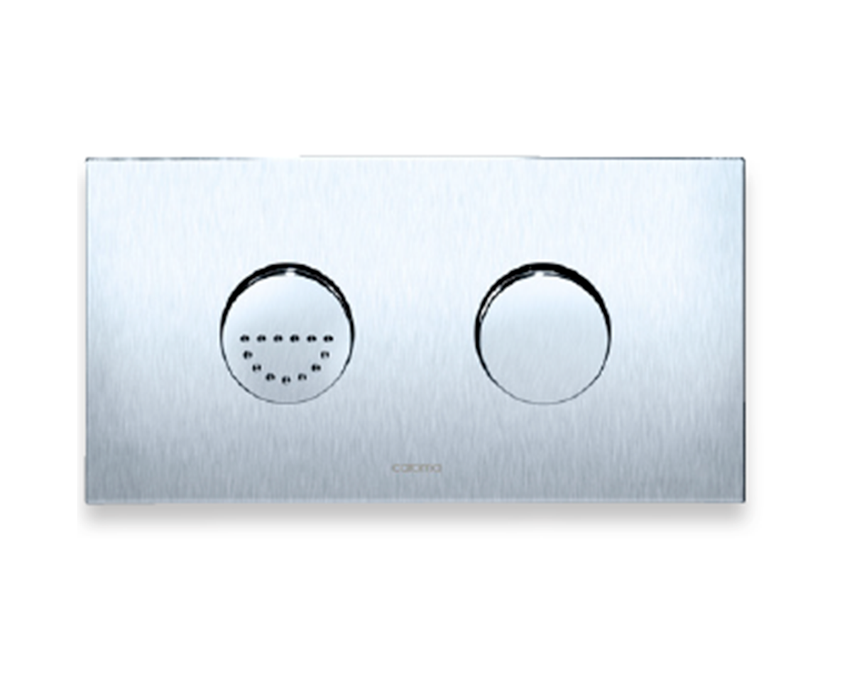 Invisi Series II ADA dual-flush plate and raised button set