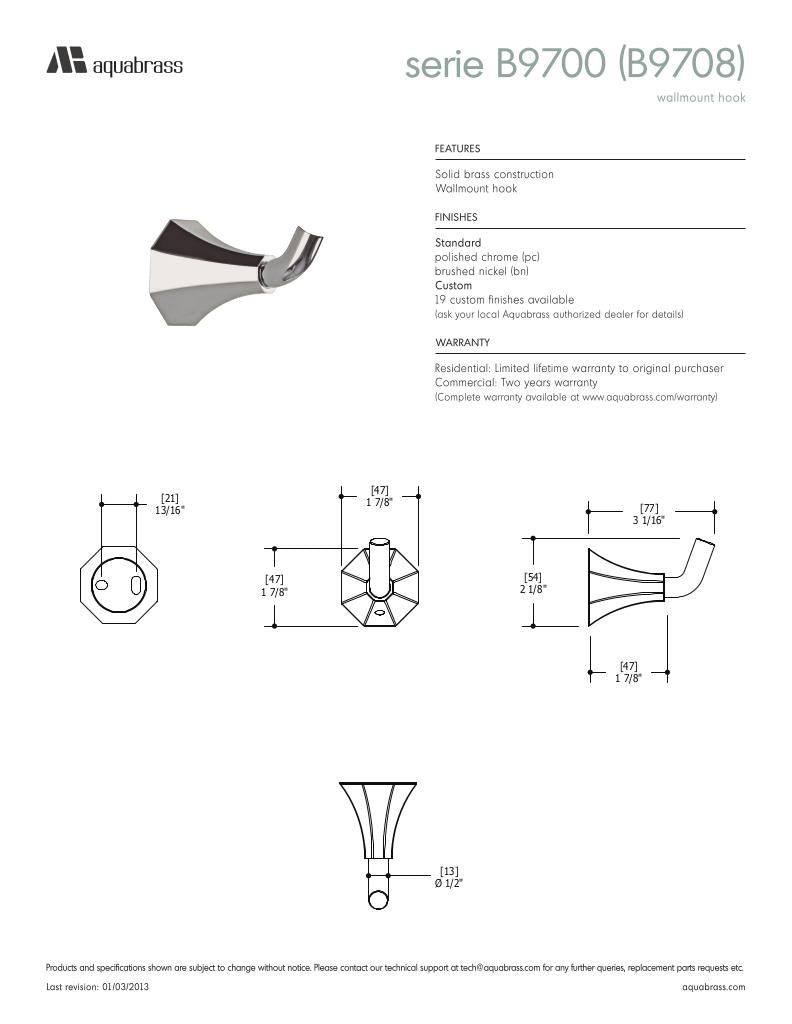 Wallmount hook