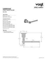 CARINTHIA TOILET PAPER HOLDER