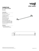 CARINTHIA 24" TOWEL BAR