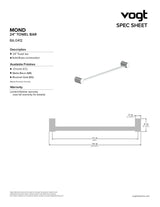 MOND 24" TOWEL BAR