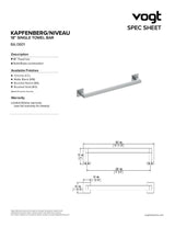 KAPFENBERG 18" SINGLE TOWEL BAR