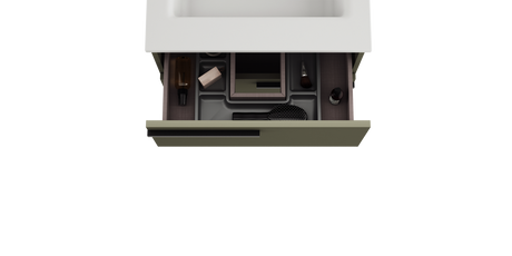 Accent 24″ Two Drawer Wall-Mounted Vanity - image 5