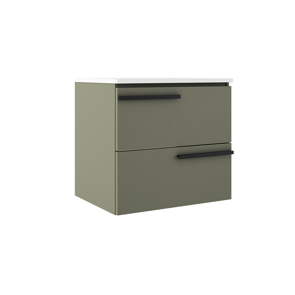 Accent 24″ Two Drawer Wall-Mounted Vanity