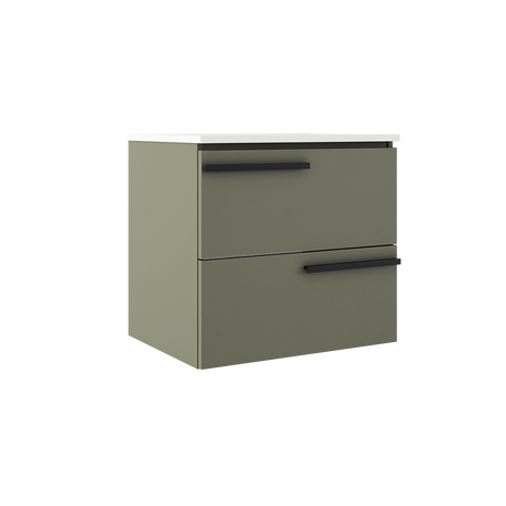 Accent 24″ Two Drawer Wall-Mounted Vanity - image 2
