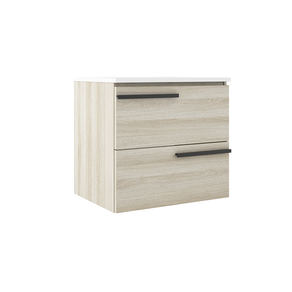 Accent 24″ Two Drawer Wall-Mounted Vanity