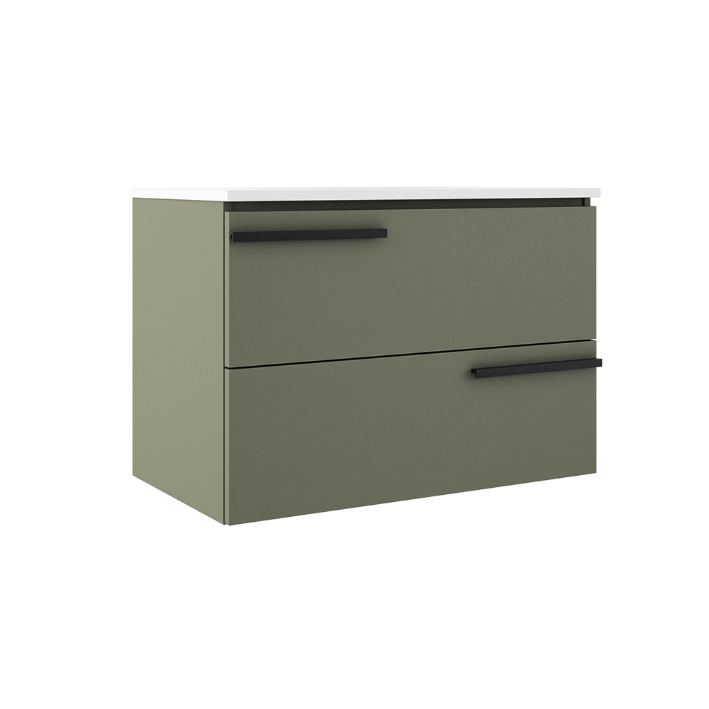 Accent 31″ Two Drawer Wall-Mounted Vanity